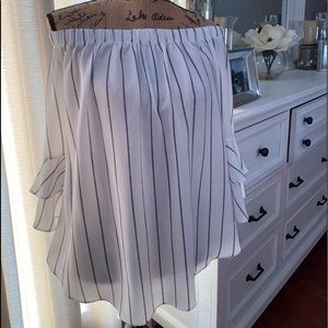 Pinstripe Blouse